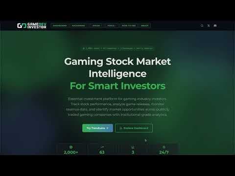 GameDev Investor - Platform Overview and Features